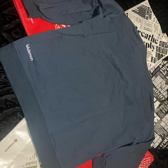 Lululemon Perfectly Oversized Crew Pullover. Slate Blue. Size 14 - Picture 7 of 9